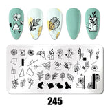 Nail Art Stamping Plates 78 Different Types of Manicure Designs 1+1=3