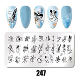 Nail Art Stamping Plates 78 Different Types of Manicure Designs 1+1=3