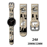 Cartoon Silicone Strap For Samsung Galaxy Watch/Huawei GT