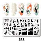 Nail Art Stamping Plates 78 Different Types of Manicure Designs 1+1=3