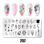 Nail Art Stamping Plates 78 Different Types of Manicure Designs 1+1=3