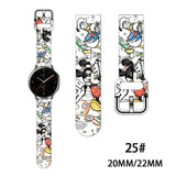 Cartoon Silicone Strap For Samsung Galaxy Watch/Huawei GT