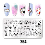 Nail Art Stamping Plates 78 Different Types of Manicure Designs 1+1=3