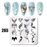 Nail Art Stamping Plates 78 Different Types of Manicure Designs 1+1=3