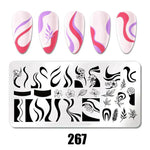 Nail Art Stamping Plates 78 Different Types of Manicure Designs 1+1=3