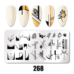 Nail Art Stamping Plates 78 Different Types of Manicure Designs 1+1=3