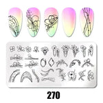 Nail Art Stamping Plates 78 Different Types of Manicure Designs 1+1=3