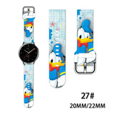 Cartoon Silicone Strap For Samsung Galaxy Watch/Huawei GT