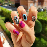 Cartoon Nail Art Stamping Plates 1+1=3