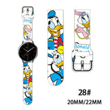 Cartoon Silicone Strap For Samsung Galaxy Watch/Huawei GT