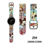 Cartoon Silicone Strap For Samsung Galaxy Watch/Huawei GT