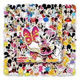 50pcs/pack Mickey Mouse and Friends Stickers