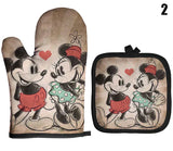 Mickey and Minnie Baking Gloves