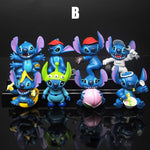 8pcs/set Stitch Cartoon Model Toy (24 Different Dolls)