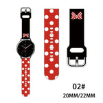 Cartoon Silicone Strap For Samsung Galaxy Watch/Huawei GT