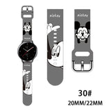 Cartoon Silicone Strap For Samsung Galaxy Watch/Huawei GT