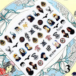 Harry Potter 3D Nail Art Stickers 1+1=3