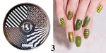 Nail Art Stamping Plates "The Wizarding World Of Magic" 1+1=3