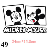 Cartoon Patches Stickers for Clothing 1+1=3