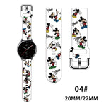 Cartoon Silicone Strap For Samsung Galaxy Watch/Huawei GT