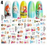 Cartoon 3D Nail Art Stickers 1+1=3