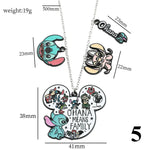 Cartoon Lilo & Stitch Necklace