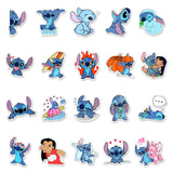 50pcs/pack Stitch Cartoon Stickers