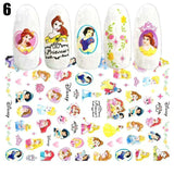 Cartoon 3D Nail Art Stickers 1+1=3