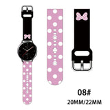 Cartoon Silicone Strap For Samsung Galaxy Watch/Huawei GT