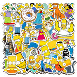 50pcs/pack The Simpsons Stickers