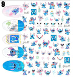 Cartoon 3D Nail Art Stickers 1+1=3