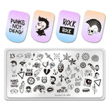 Nail Art Stamping Plates 80 Different Types of Manicure Designs 1+1=3