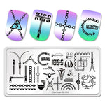 Nail Art Stamping Plates 80 Different Types of Manicure Designs 1+1=3