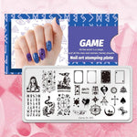 Nail Art Stamping Plates 80 Different Types of Manicure Designs 1+1=3