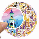 50pcs/pack Rapunzel (Tangled) Stickers