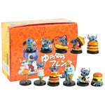 11pcs/set Stitch Cartoon Model Toy