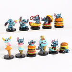 11pcs/set Stitch Cartoon Model Toy