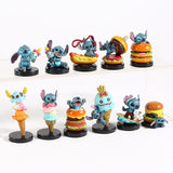 11pcs/set Stitch Cartoon Model Toy