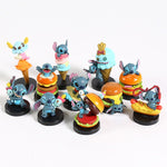 11pcs/set Stitch Cartoon Model Toy