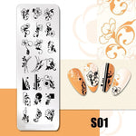 Nail Art Stamping Plates 78 Different Types of Manicure Designs 1+1=3