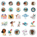 50pcs/pack Moana Cartoon Stickers