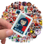 50-100pcs/pack The Incredibles Cartoon Stickers