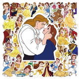 50pcs/pack Beauty and the Beast Stickers