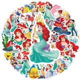 50pcs/pack The Little Mermaid Stickers