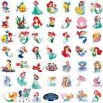 50pcs/pack The Little Mermaid Stickers