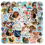 50pcs/pack Moana Cartoon Stickers