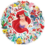 50pcs/pack The Little Mermaid Stickers