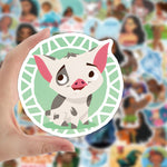 50pcs/pack Moana Cartoon Stickers