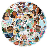 50pcs/pack Moana Cartoon Stickers