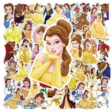 50pcs/pack Beauty and the Beast Stickers